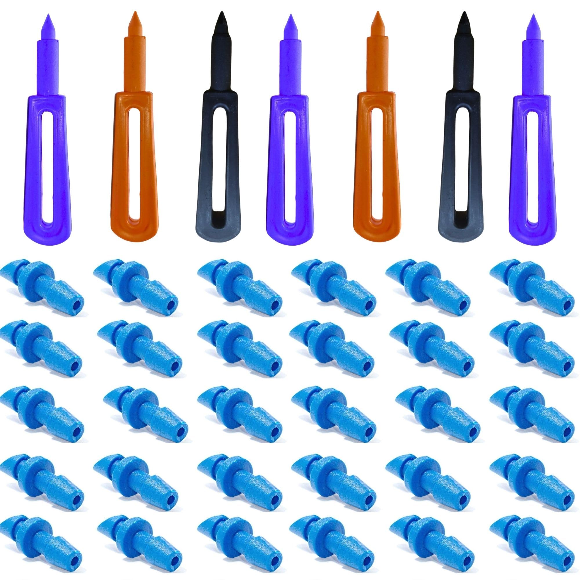 TRUSTFARM Punch Hole tools 4mm Pin Connectors drip irrigation kits lateral pipe accessories Home Garden farm watering plants balcony automatic system equipment. 1punch 20pin