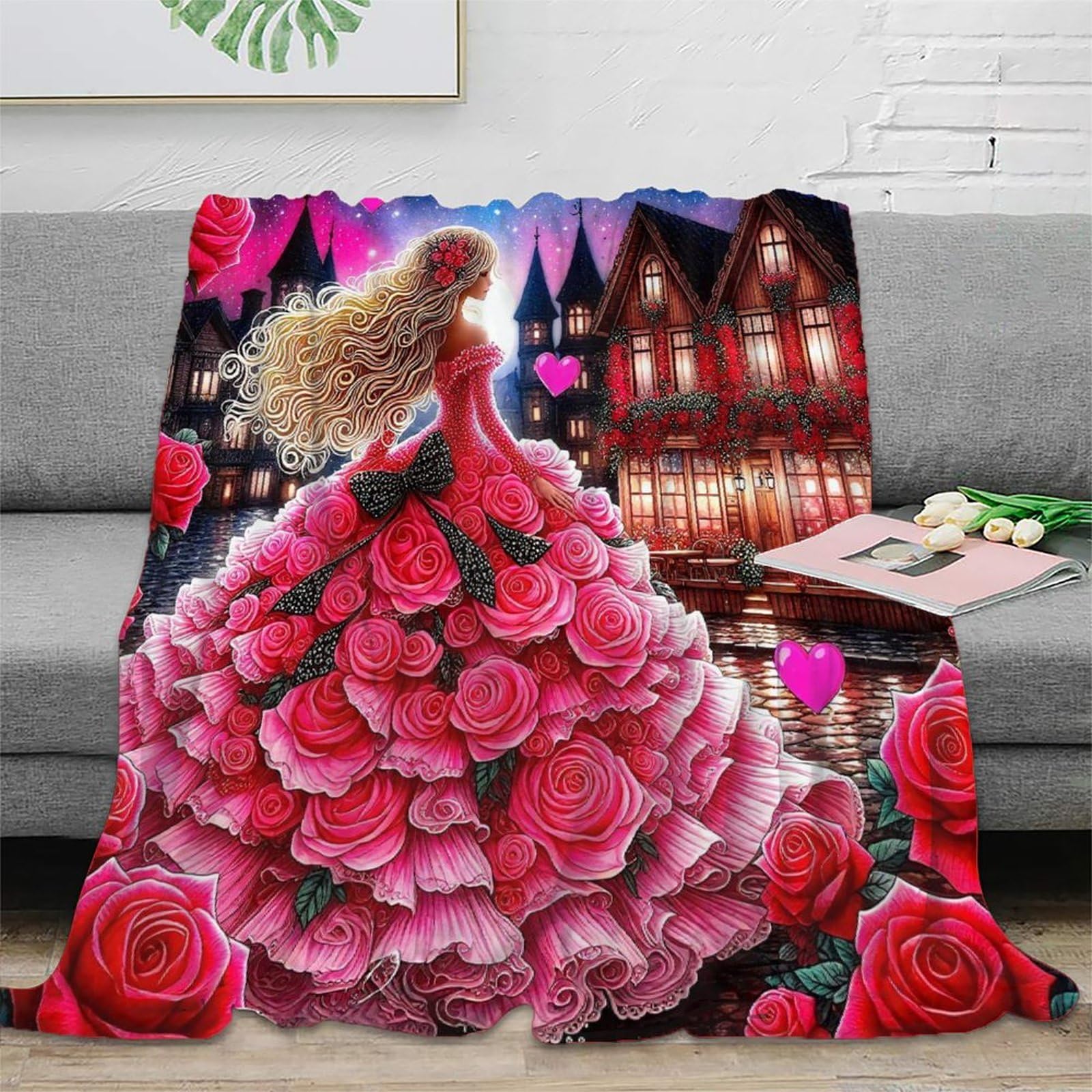 Robe de beauté throw blanket pelucheuse pour soirées cocooning et nuits fraîches en hiver