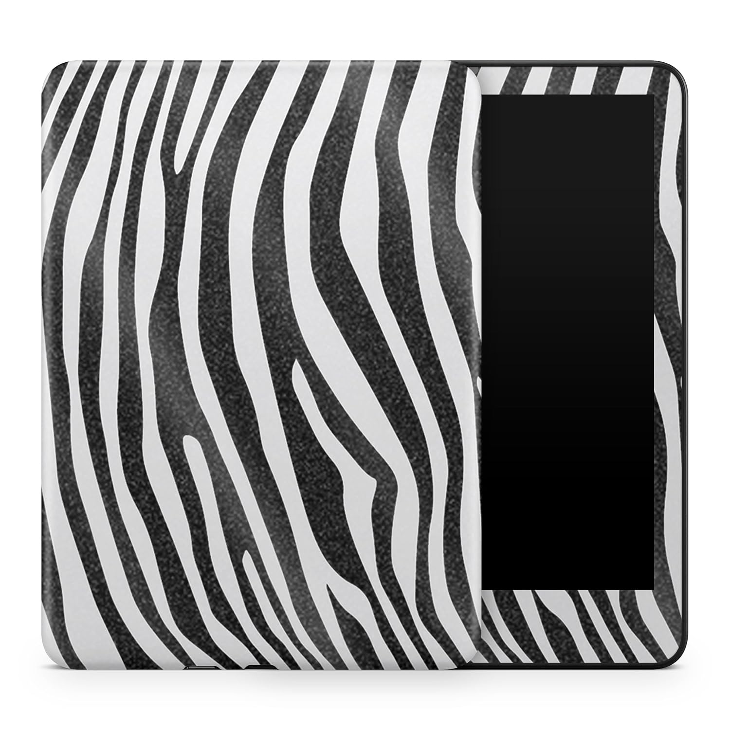 Glossy Glitter Tablet Skin Compatible with Amazon Kindle Colorsoft (2024) - Pink Zebra - Premium 3M Vinyl Protective Wrap Decal Cover - Easy to Apply | Crafted in The USA by MightySkins