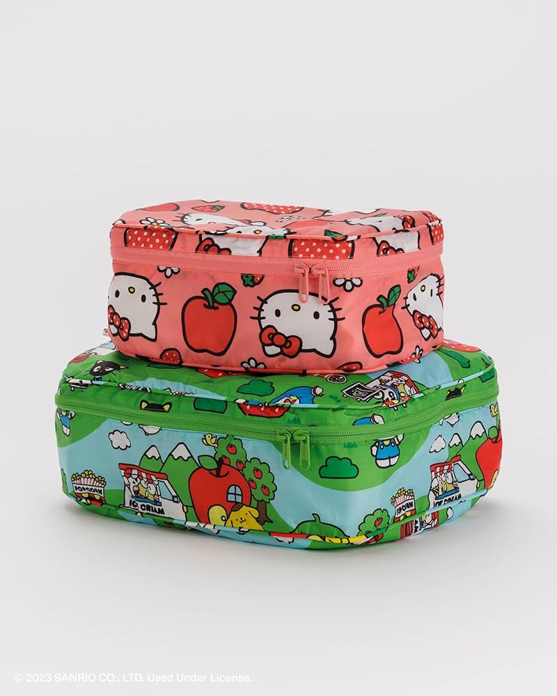 ハローキティ　BAGGU パッキングキューブセット Hello Kitty and Friends x Baggu Packing Cube Set (Fruits +