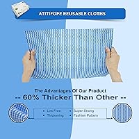 Vista 2 de Paños reutilizables multiusos, toallitas resistentes para cocina, baño y automóvil (50 unidades (paquete de 2))