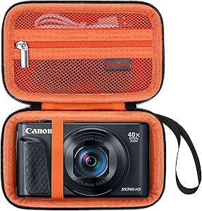 Supmay Hard Carrying Case For Canon PowerShot SX740 HS/ SX730 HS/ SX720 HS/ SX620 HS/ G7 X Mark III/ G7 X Mark II Digital Camera, Storage Holder Travel Bag With Mesh Pocket - View #8