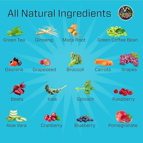 Miniatura 3 de VPlus Energy Essential Energy Tub - Suministro para 30 días (Limonada de arándanos)