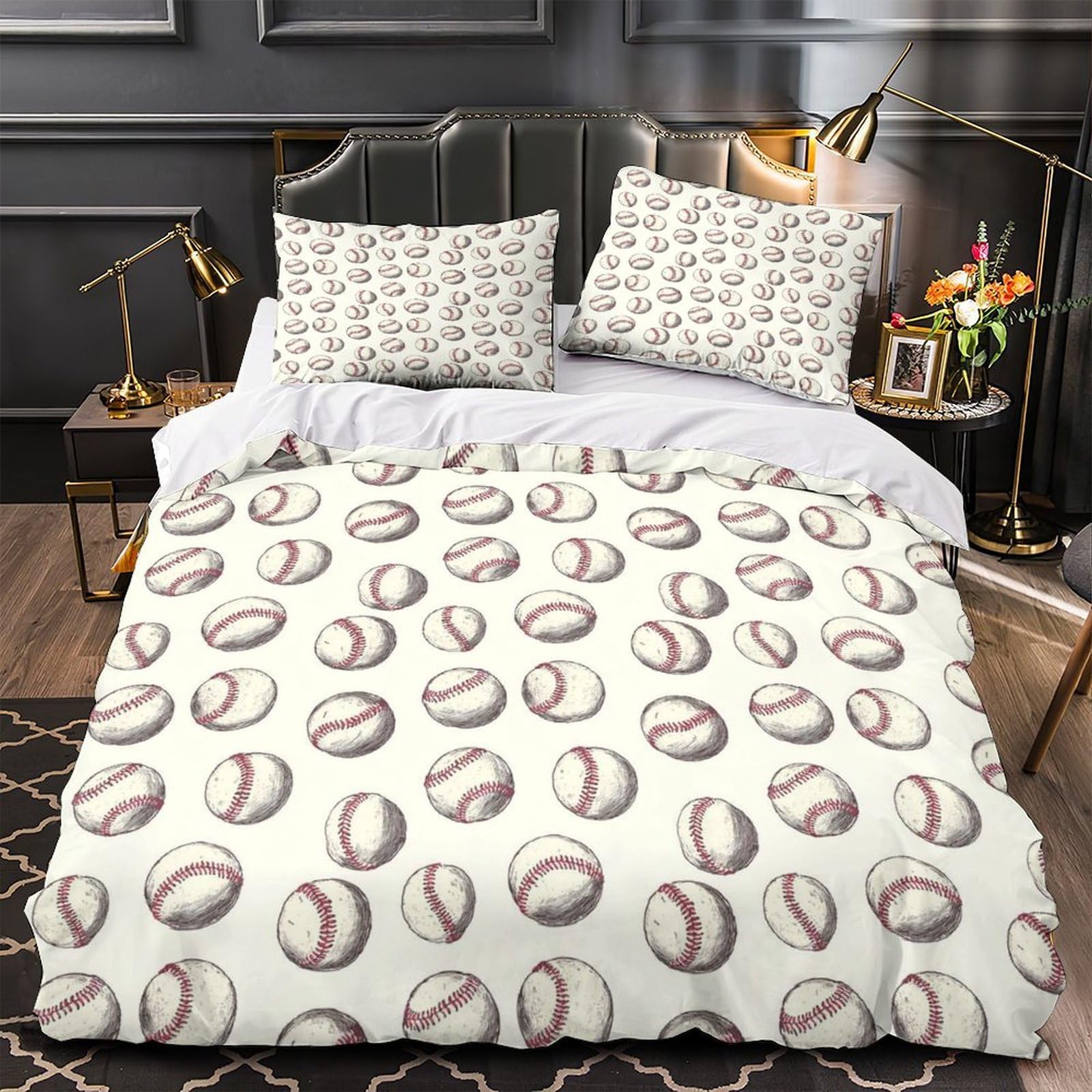 Parure de lit pour couple style tribal vintage doux 3D