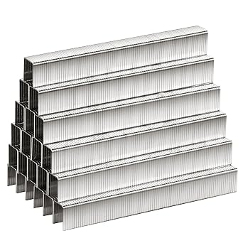 meite T50 Stainless Steel Staples Marine, 9/16 Inch Heavy Duty Staples for Staple Gun - 1512 Counts, 20 Gauge 3/8 Inch Crown T50 Upholstery Staple for Salt Water, Marine Applications