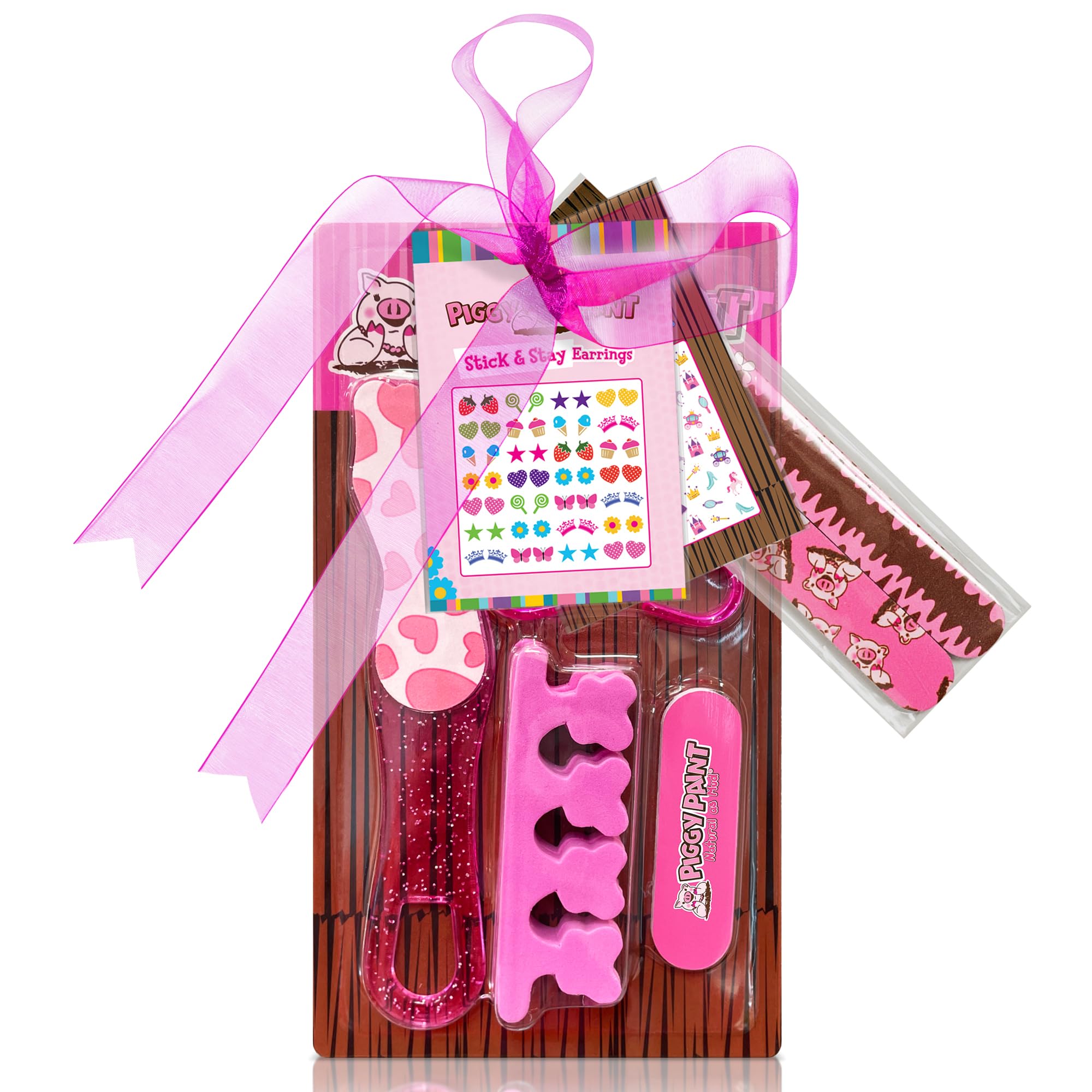 Piggy Paint Nail Kit, Nail Earring Sticker Set, Safe - Accessorize Me