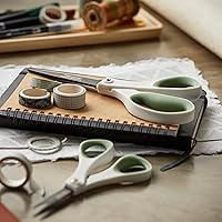 Vista 7 de Fiskars All Purpose Scissors (2-Pack) - High Performance and Designed for Comfort and Cutting Sticky Materials - Sharp to Cut, But Soft to Hold