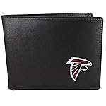 NFL Siskiyou Sports Mens Atlanta Falcons Bi-fold Wallet One Size Black