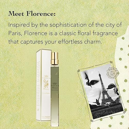 Vista 24 de Tocca Perfume para mujer, fragancia Florence, 0.68 oz (0.7 fl oz) - Classic Floral, Bregamota, Pera, Gardenia
