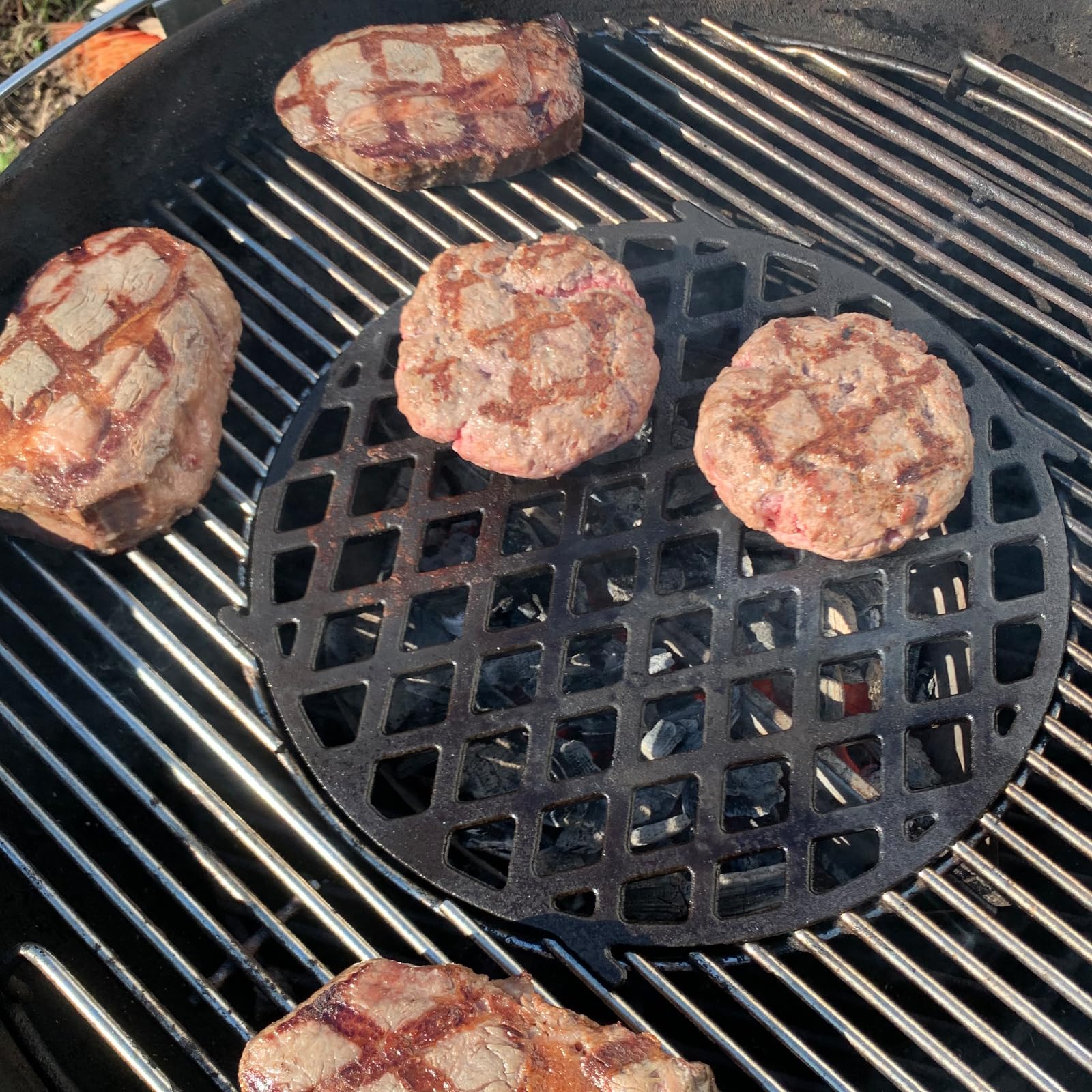 WELL GRILL Switch Grid Sear Grate für Webe Gourmet BBQ System, Ø 30CM Rund Grillrost Ersatzteile für Ender Boston, Monroe Pro, Chicago, Hyde, Kansas, Brooklyn Next Gasgrills