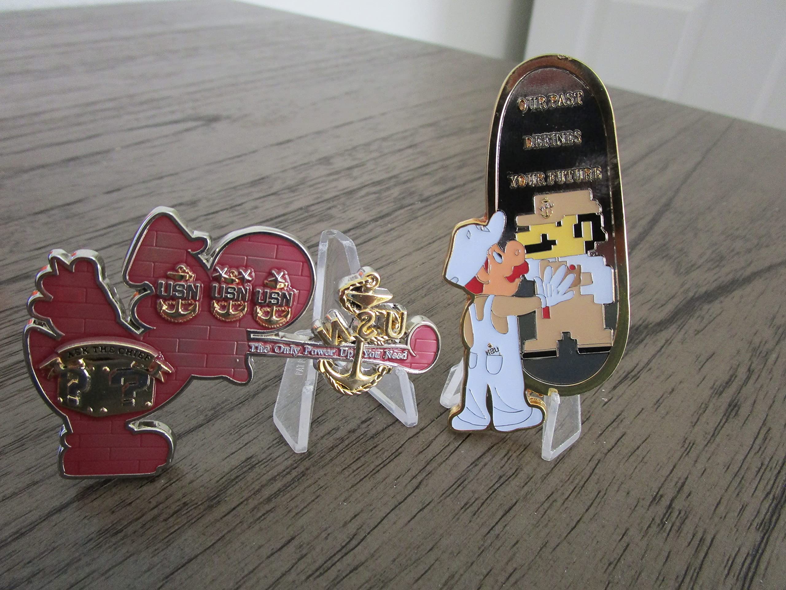 チャレンジコインUSN ヨッシーマリオ