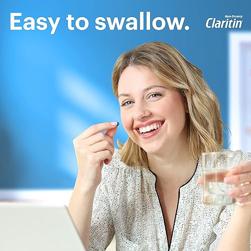 Miniatura 3 de Claritin Medicamento para la alergia 24 horas, alivio de la alergia sin somnolencia, antihistamínico de loratadina, 100 unidades