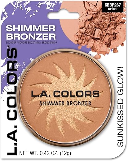 L.A. COLORS Shimmer Bronzer, Bronze, 12 g