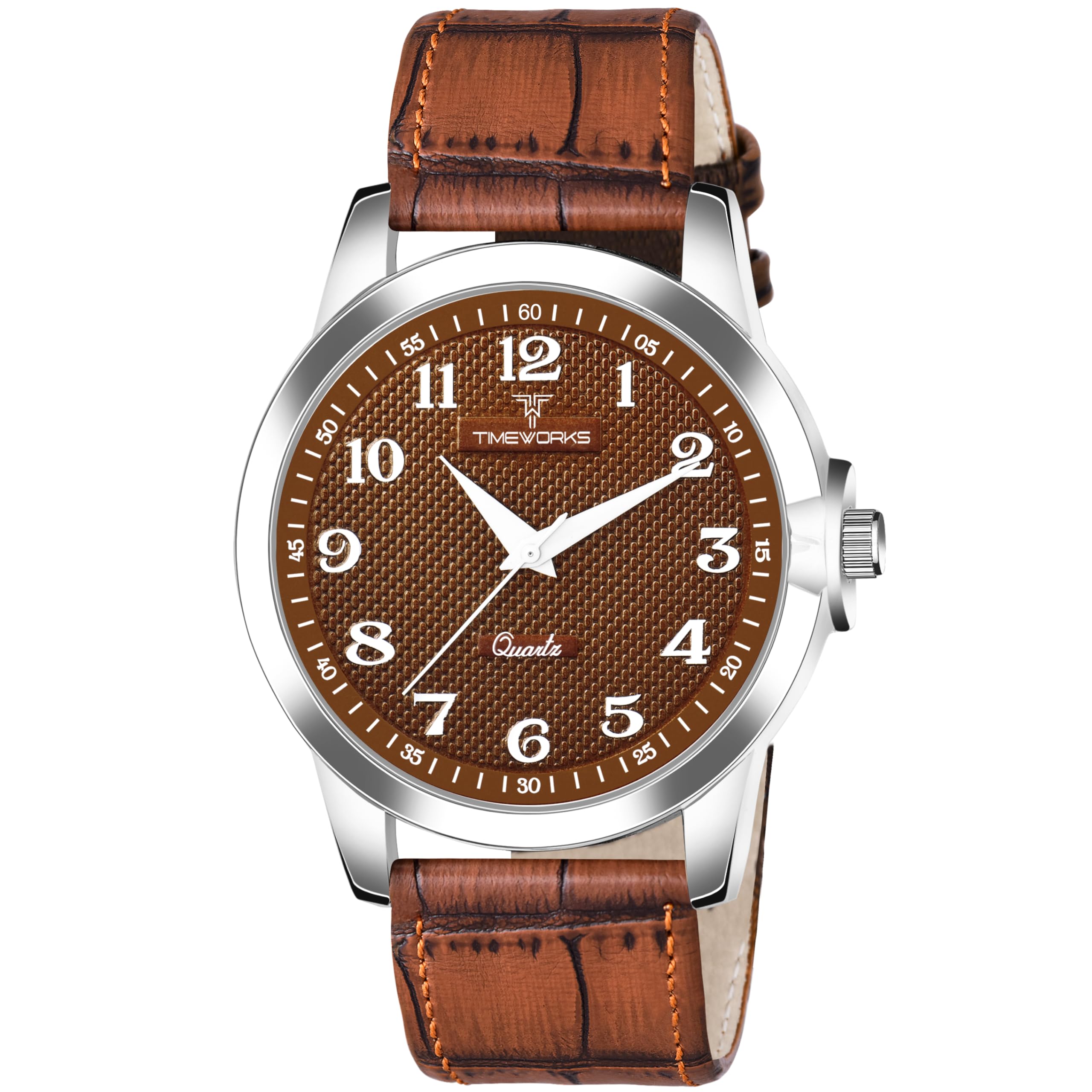 TIMEWORKS Designer Brown Dial Mens & Boys Watch 406SEL04 (B0CKSZGL7K) Amazon Price History, Amazon Price Tracker