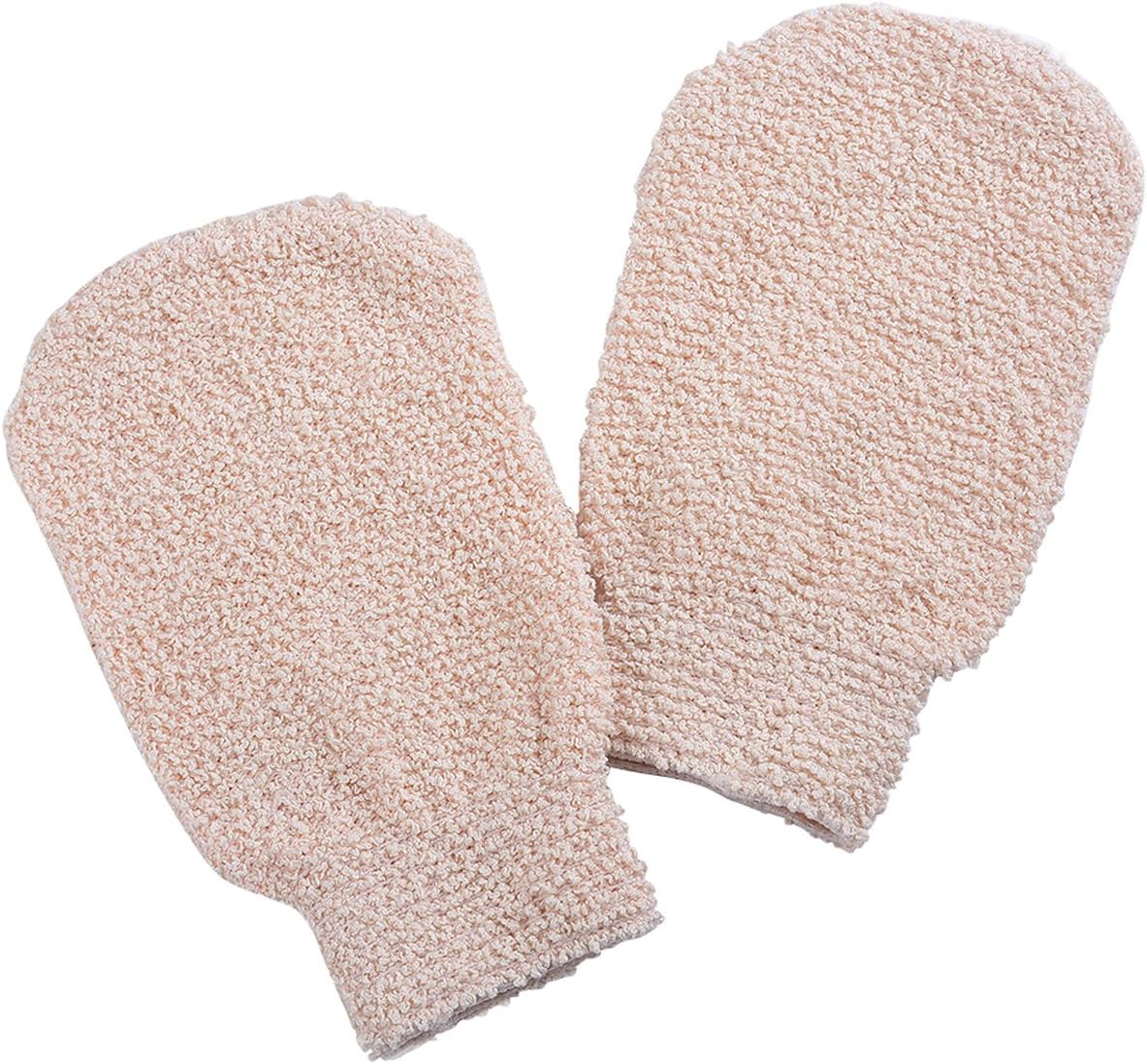 Bath Shower Gloves- Elastic Bath Mitts for Deep Cleansing & Gentle Exfoliation- Machine Washable (2 packs)