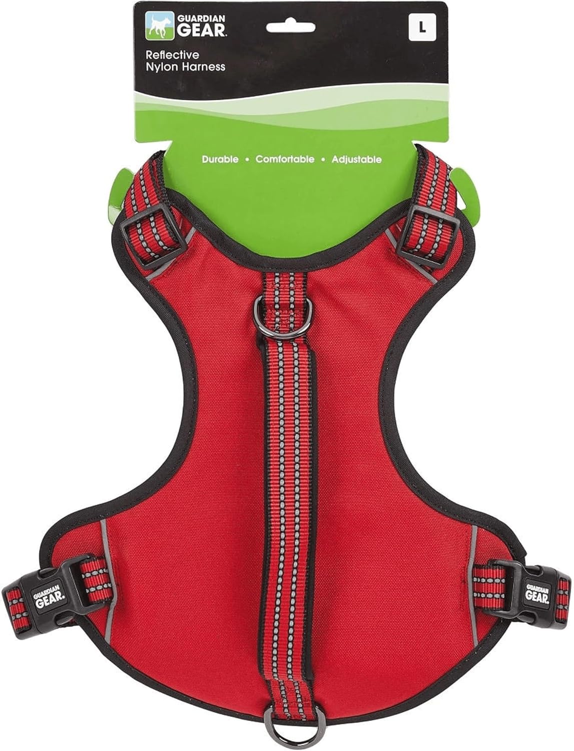 Guardian Gear GG Reflective Nylon Harness L Red