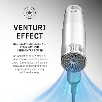 GA.MA IQ3 Perfetto x Rossano Ferretti Hair Dryer with 120,000 RPM Brushless Motor, Smart Auto-Standby, Oxy Active Anti-Frizz Technology, Pearl White
