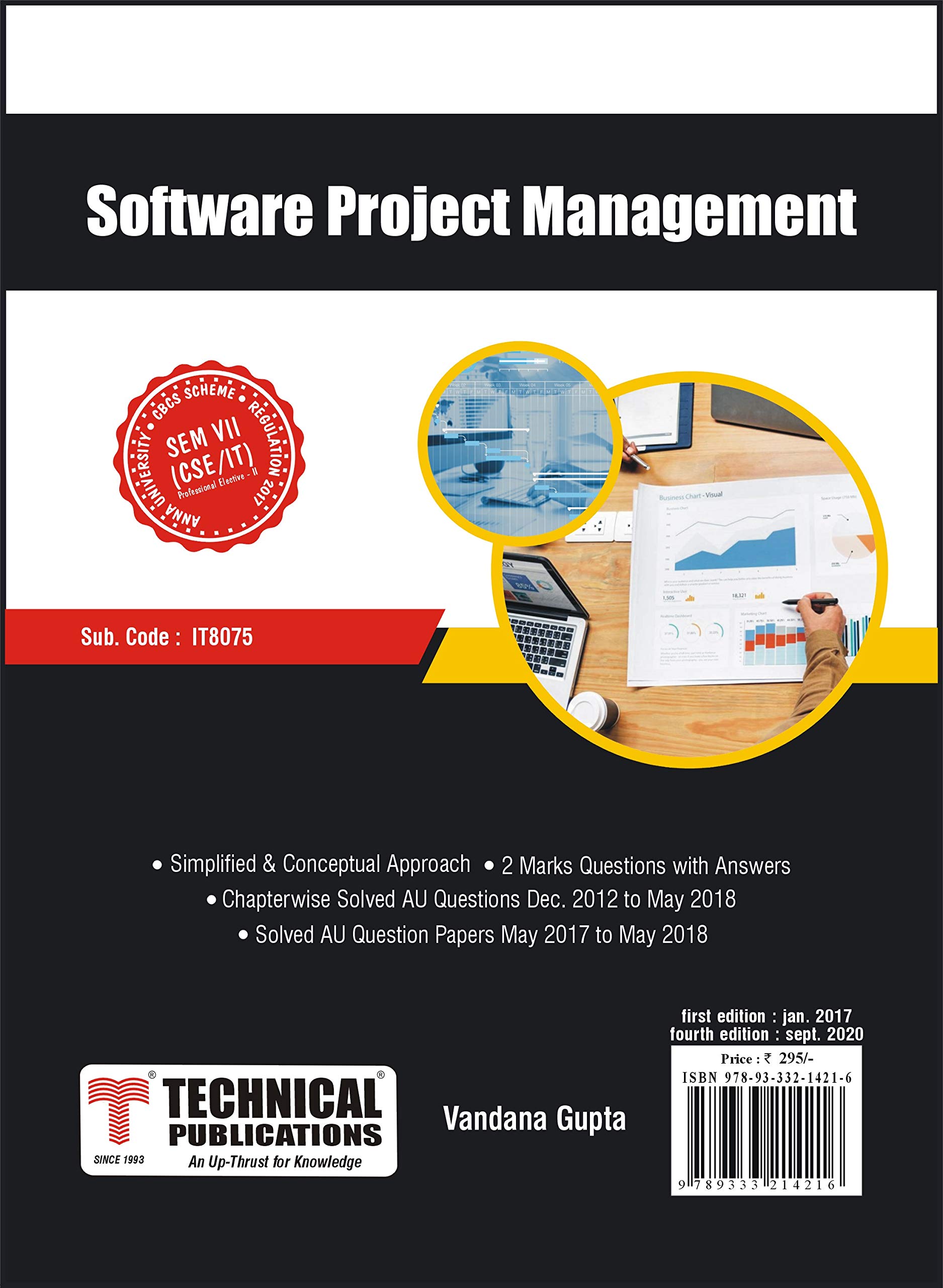 Buy Software Project Management for AU (sem-VIII ECE ELECTIVE-VI SEM-VIII CSE/IT ELECTIVE-VI Course-2013) — BookShops.in
