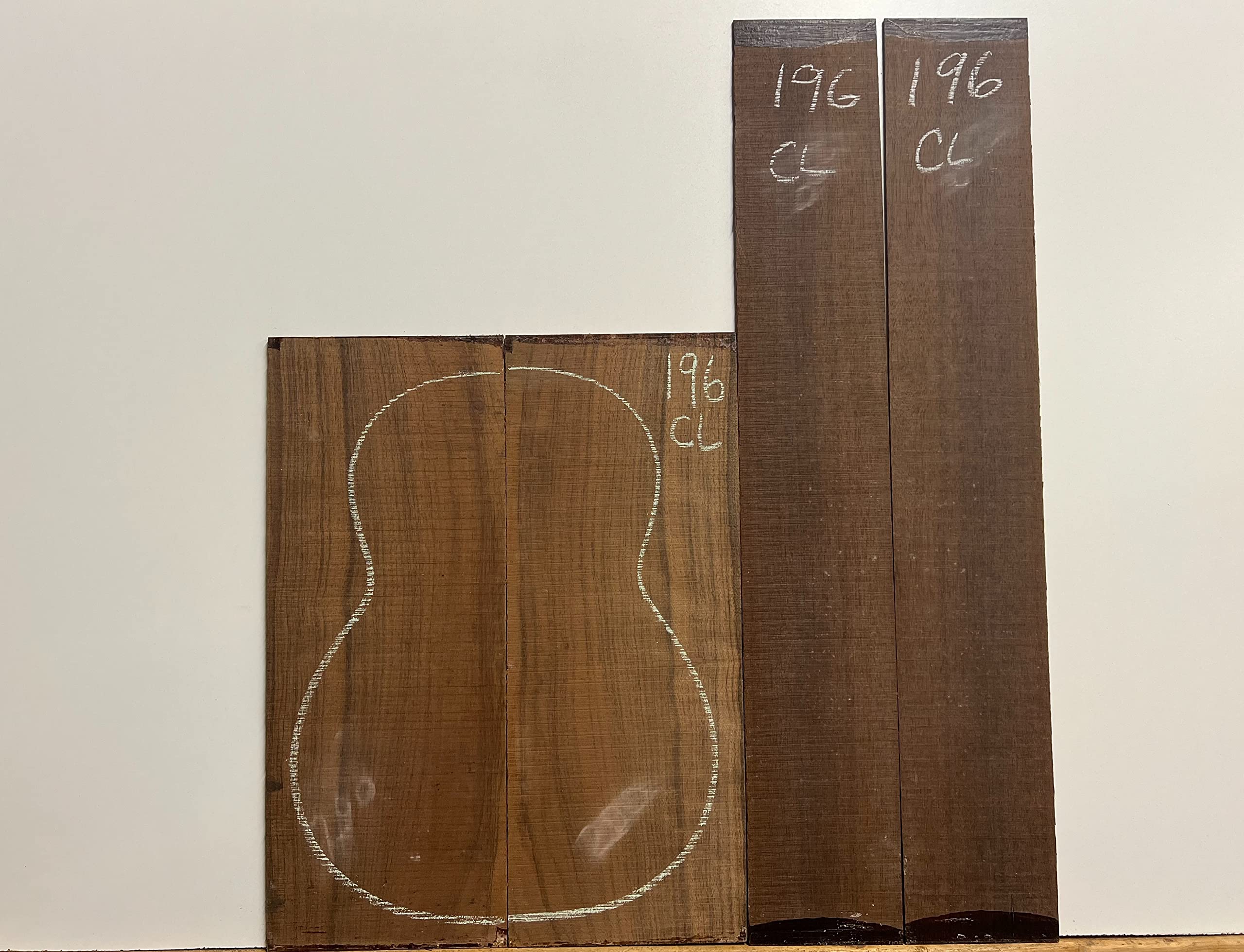 Exotic Wood Zone | Indian Laurel Classical Guitar Back and Side Sets Luthier Tonewoods # 196