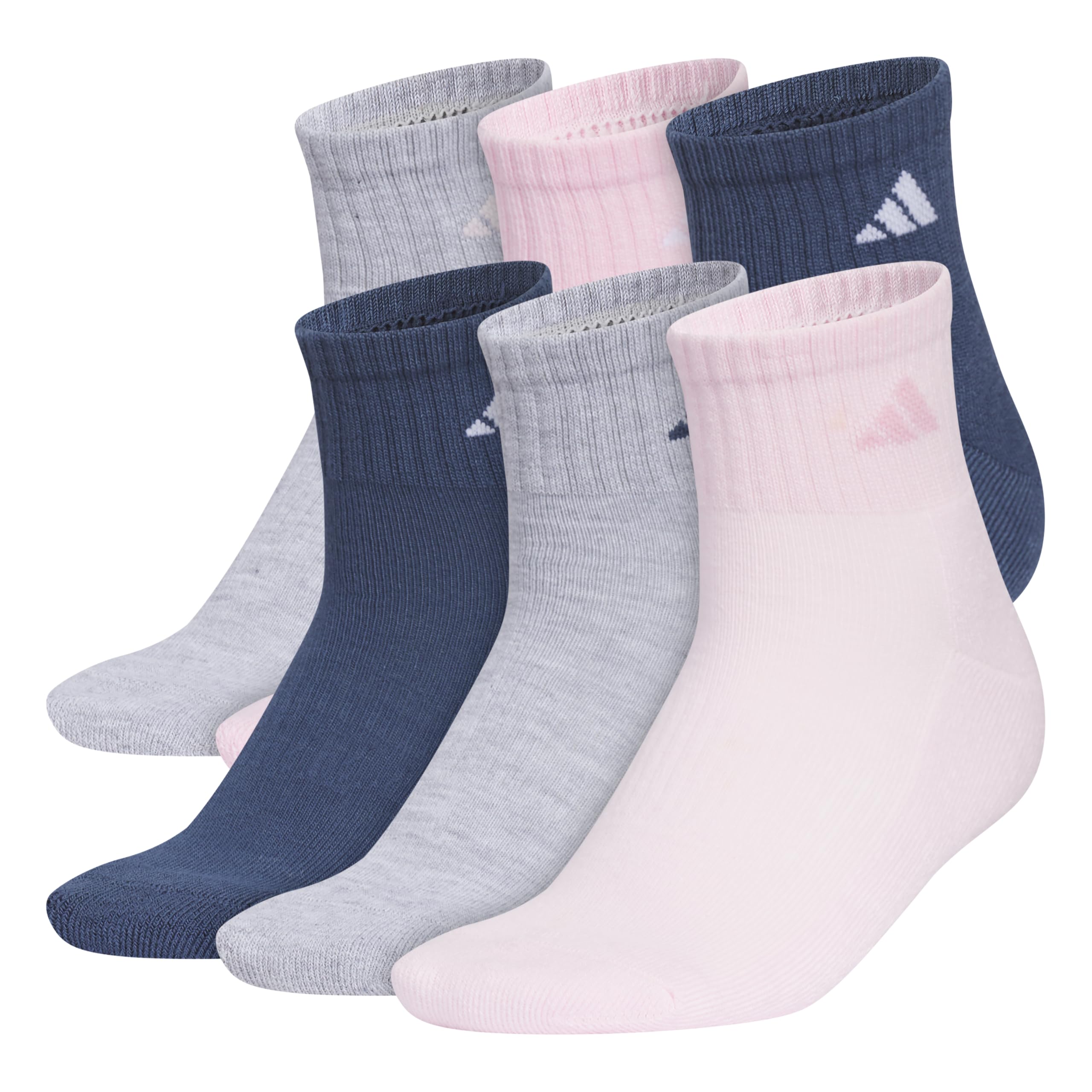 Womens Athletic Cushioned Quarter Ankle Socks