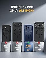 Vista 138 de Miracase Funda magnética para iPhone 14 de 6.1 pulgadas, protector de pantalla de vidrio templado integrado + protector de lente, compatible