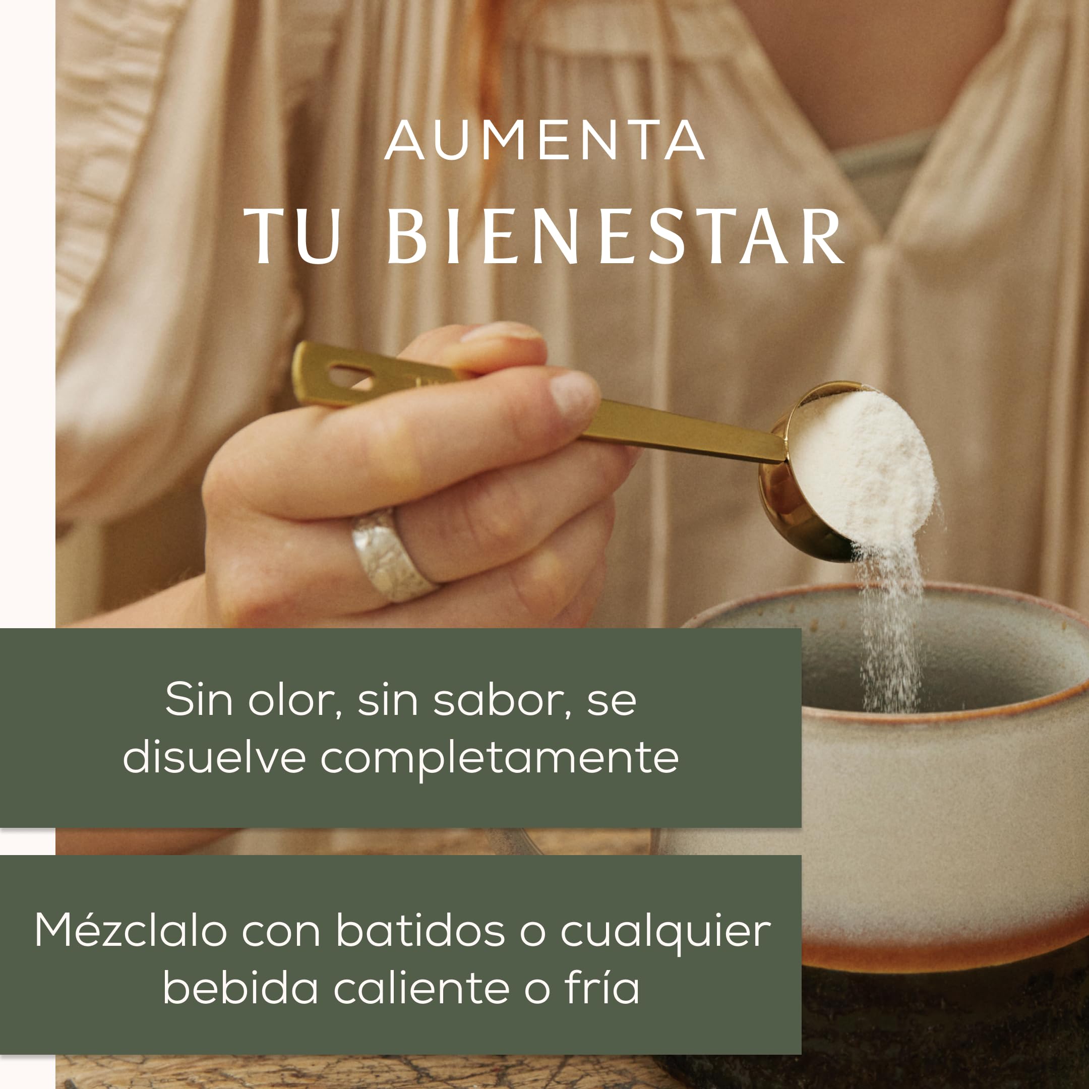 Ancient + Brave | True Collagen | 100% Péptidos de Colágeno Hidrolizado en Polvo | 33 Raciones - 200 g | Colágeno Bovino Europeo | Alto en Proteínas | Ayuno y Keto | Piel, Cabello y Uñas