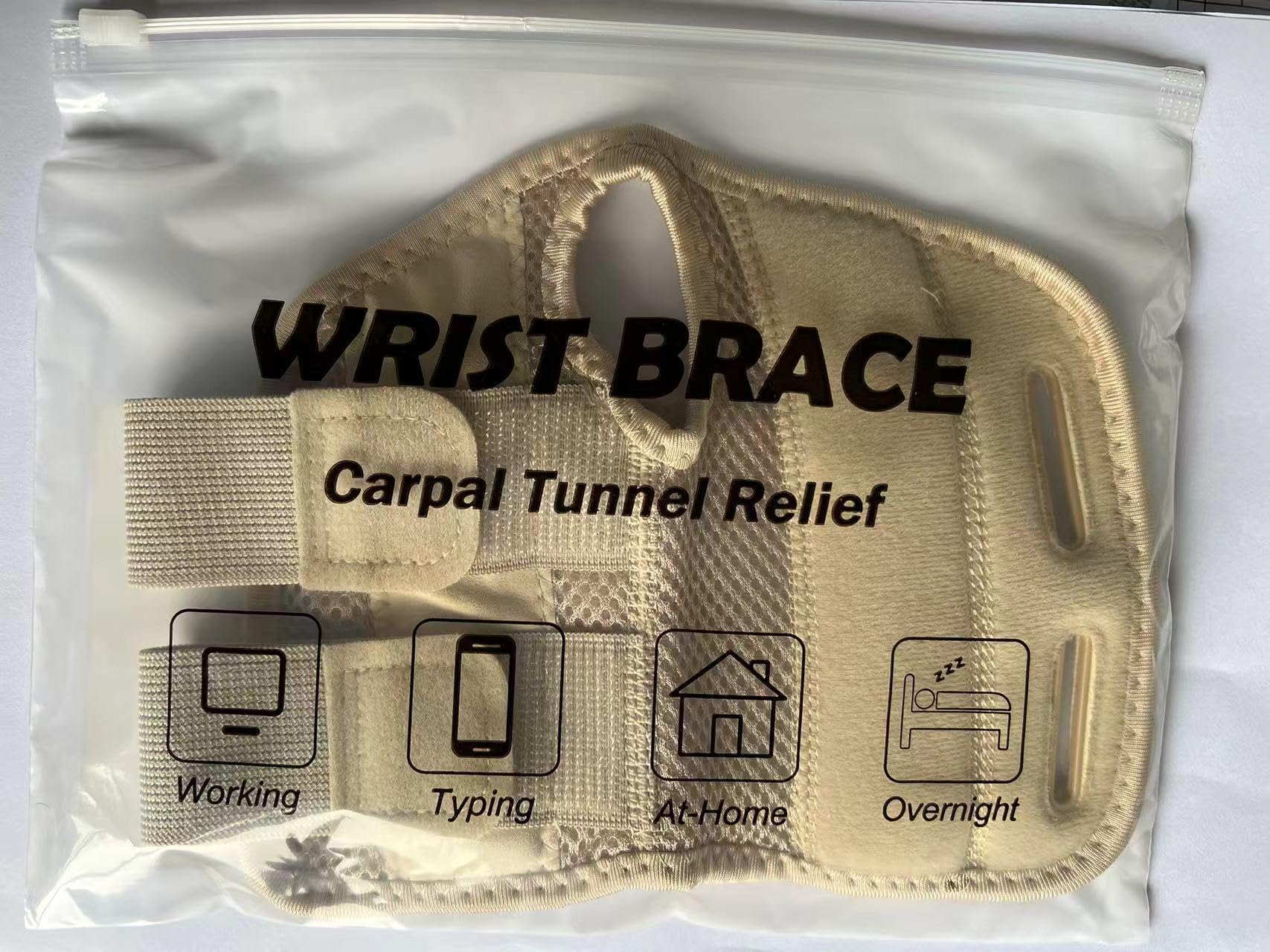 NuCamper Atmungsaktive Handgelenkstütze Handgelenk Bandage Mit Metallschiene-Stabilisator Männer Frauen Handgelenkbandage Verstellbare Handgelenkschiene für Arthritis, Sehnenentzündung, Verstauchung
