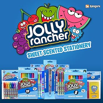 Amazon.co.jp: Jolly Rancher 香り付きレインボーペン - 10色