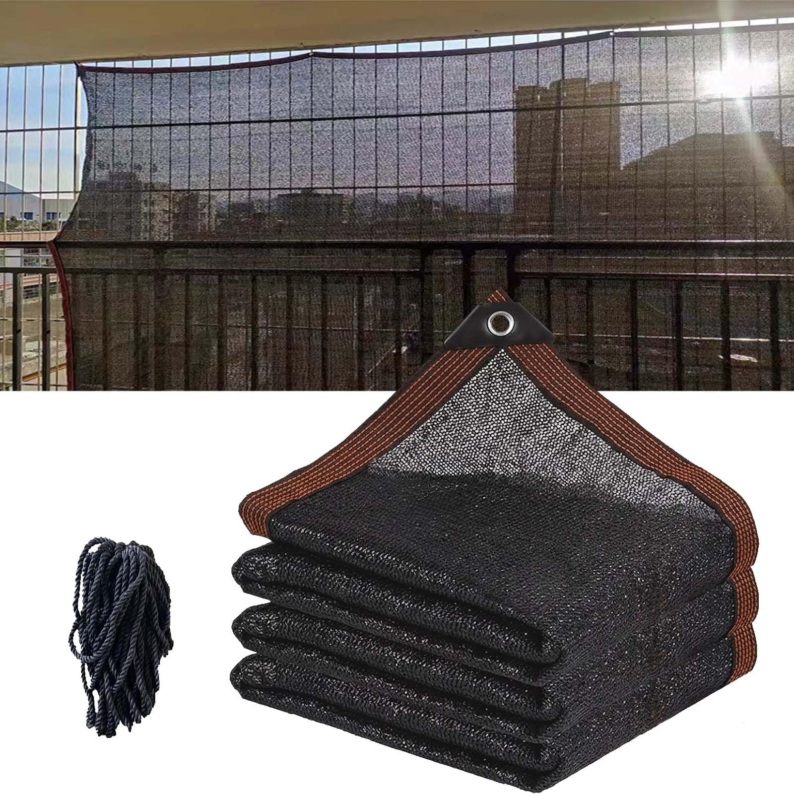 Premium-Sonnenschutz-Netzplane, 9,4 m – E-Tuch für Gewächshaus, Überdachung, Sonnenschutz, für Außenbereich, Terrasse, Garten, Pflanzenpflege (9 x 9 m)