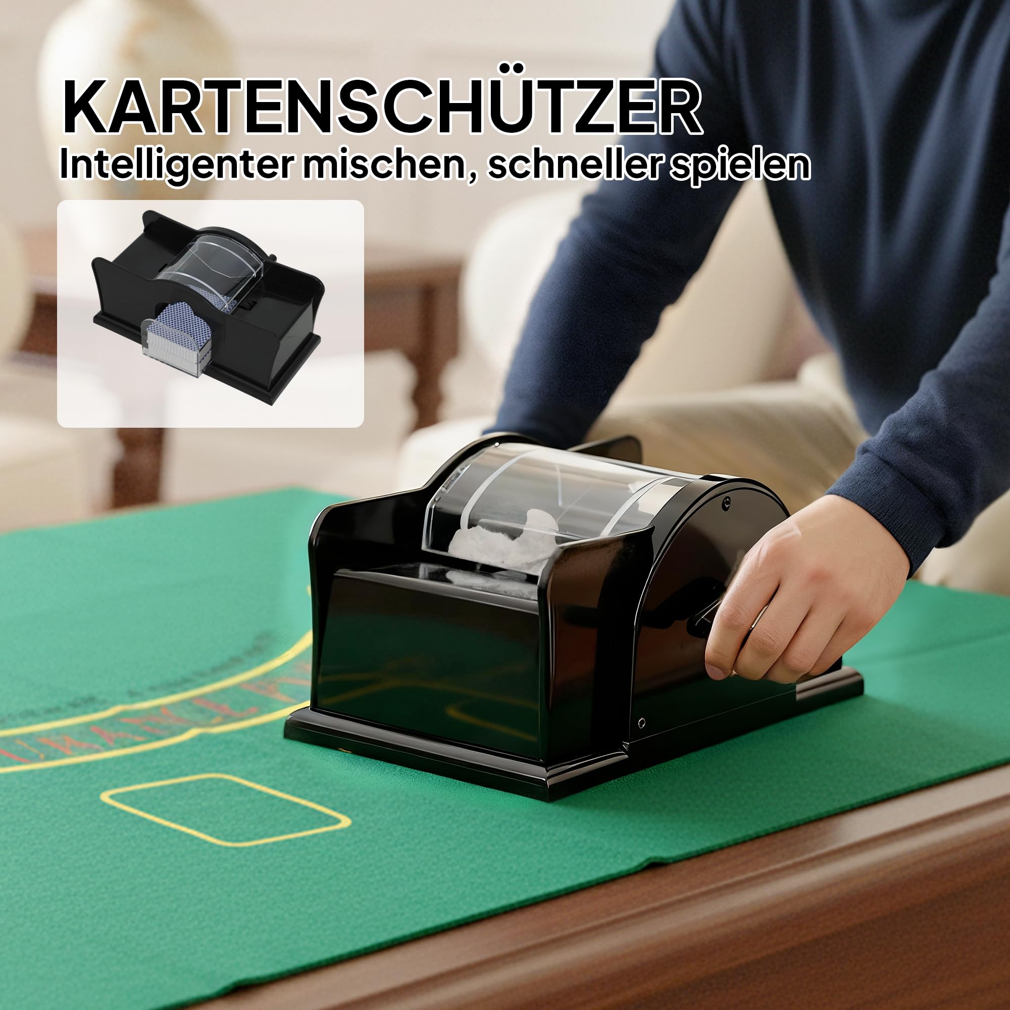 SPORTNOW Pokerkoffer abschließbar Pokerset mit Koffer 300 Chips Karten 5 Würfel Dealer Button Kartendecks, Pokerchips Komplett Set Pokerspiel Kartenspiele Aluminiumkoffer für Texas Hold'em, Blackjack