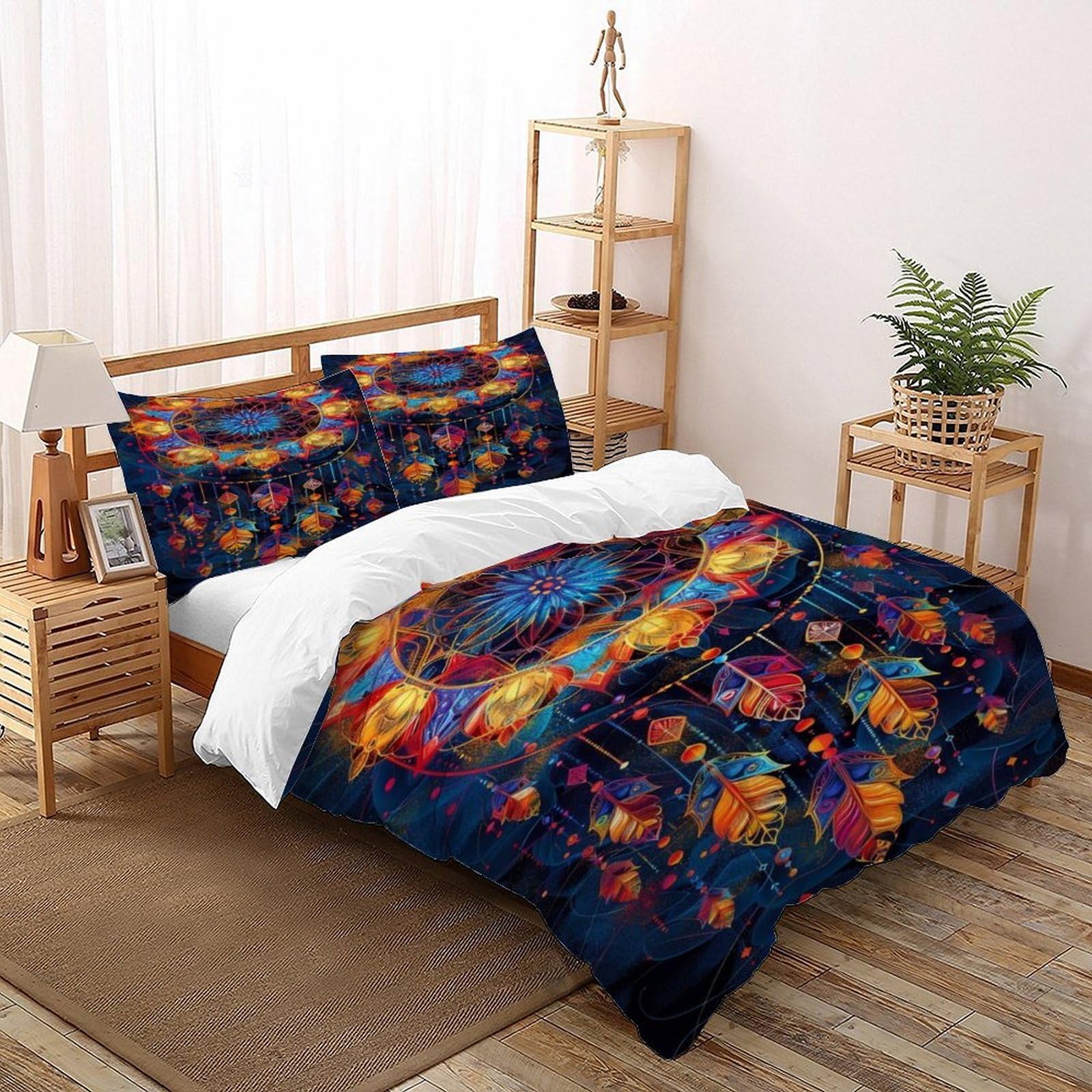 Housse de couette gothique attrape-rêves pour transformer l'ambiance de votre chambre