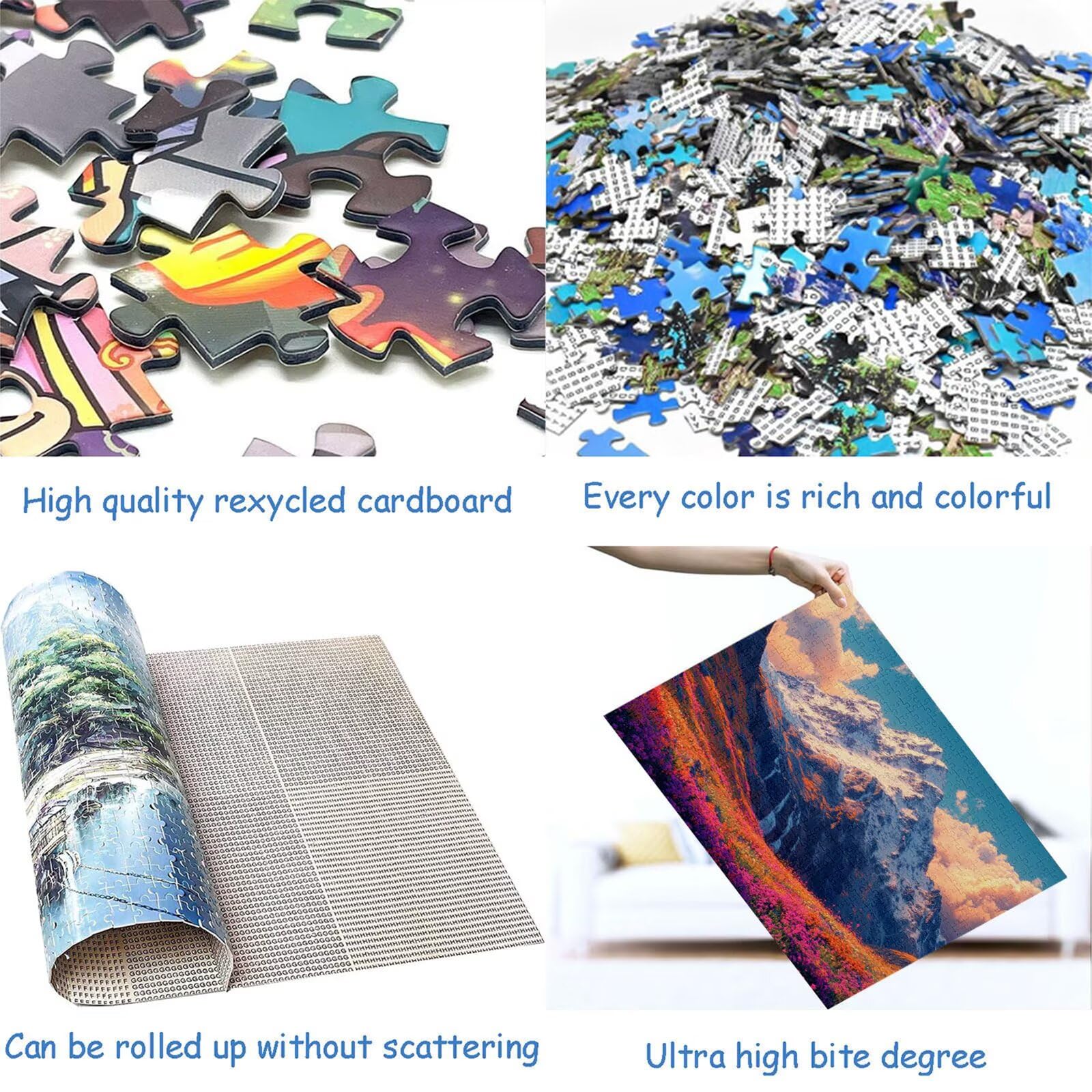 Puzzle 2000 elementów Krajobraz Dorosły Góra 100 x 70 cm Rzemiosło Klasyczne 3D Drewniana układanka do rodzinnych gier aktywności, układanka do samodzielnego wykonania nawet do dekoracji ścian domu