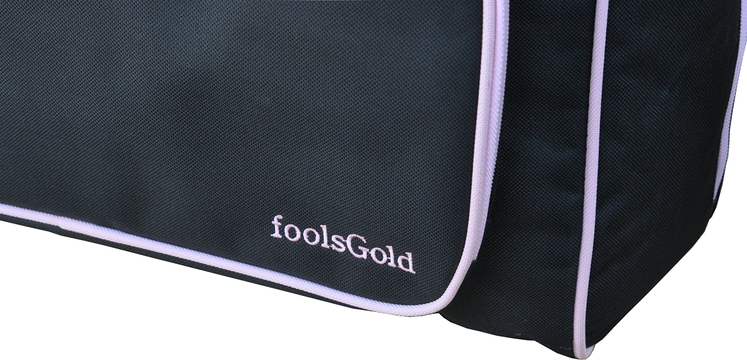 foolsGold Pro Sac de Machine à Coudre rembourré épais Sacoche de Transport - Noir/Rose