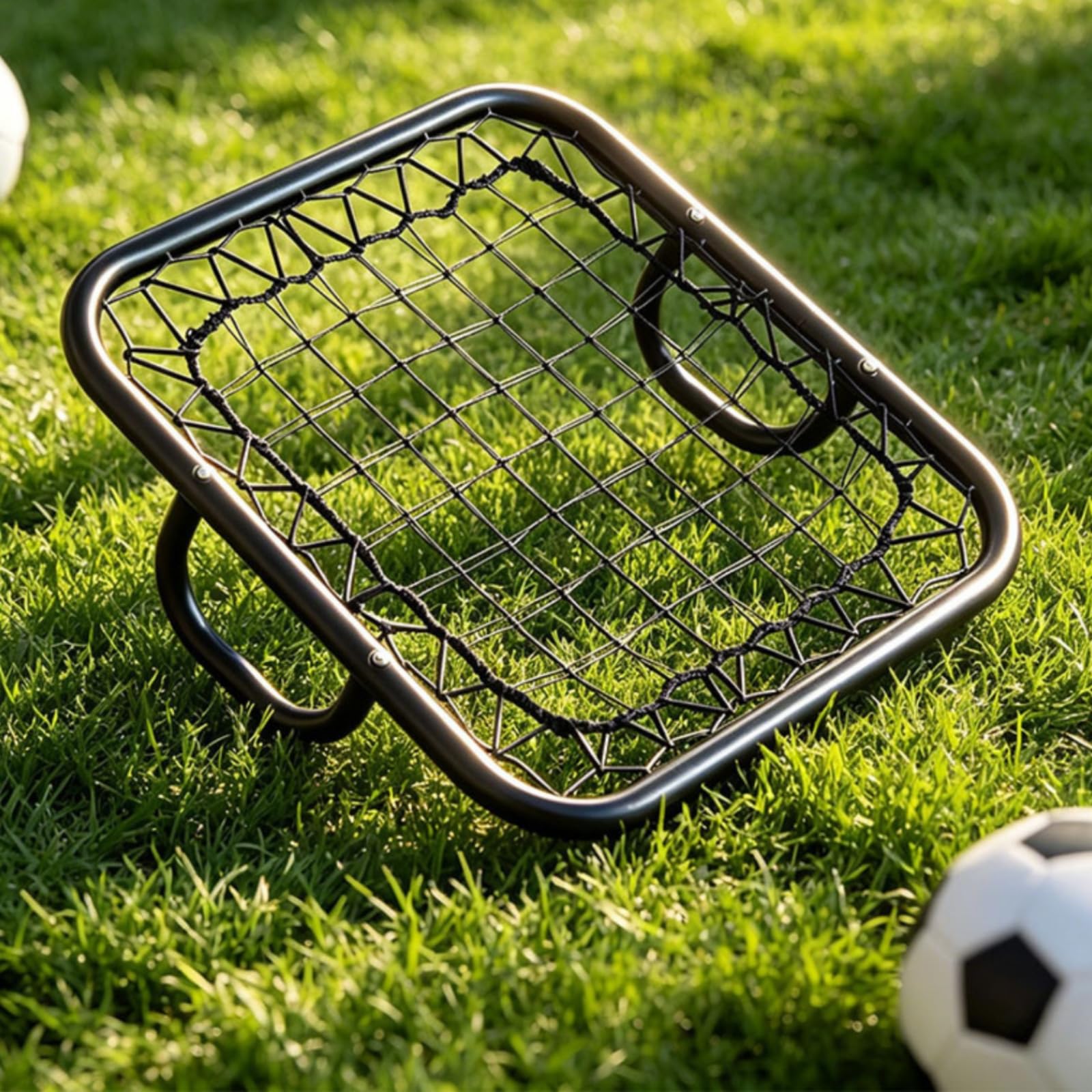 Harilla Red de de Fútbol Plegable con Superficie de Doble Capa Estructura Metálica y Malla Sintética Potencia y Manejo Adecuada para
