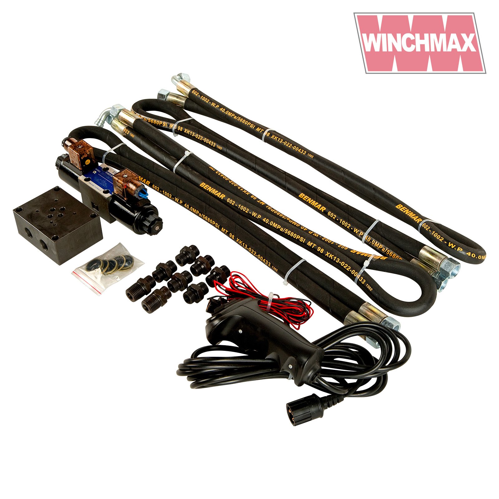 Buy WINCHMAX 24V Hydraulic Winch Remote Control Installation Kit. Valve