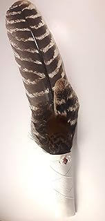 Spiritual Smudging Feather. Large 13.5" Wild Turkey Wing Feather. With Sample Loose Smudge With White Buffalo Sage and Sweetgrass. Healing, Purifying, Meditating, Incense & Cleansing.