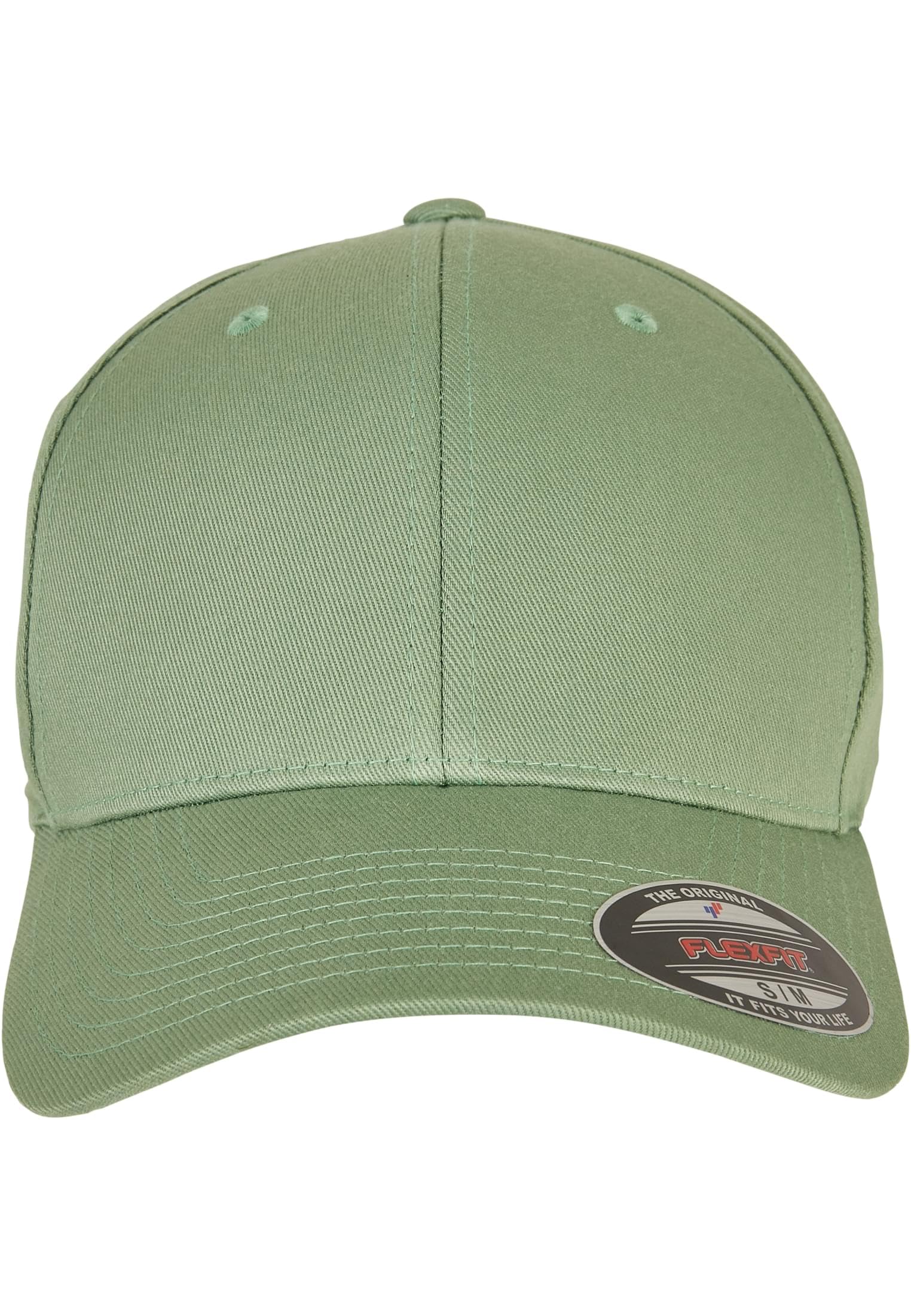 Flexfit Unisex Cap Wooly Combed, Unisex Baseballkappe, Youth, darkleafgreen