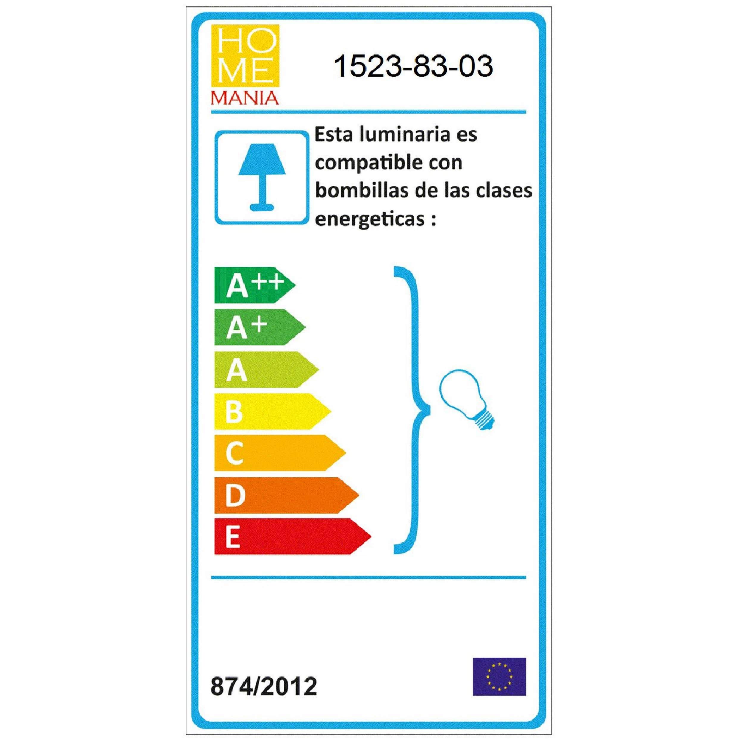 Homemania 1523-83-03 lampa wisząca Mako czarna, złota metal, 35 x 35 x 117 cm, 3 x E27, 40 W
