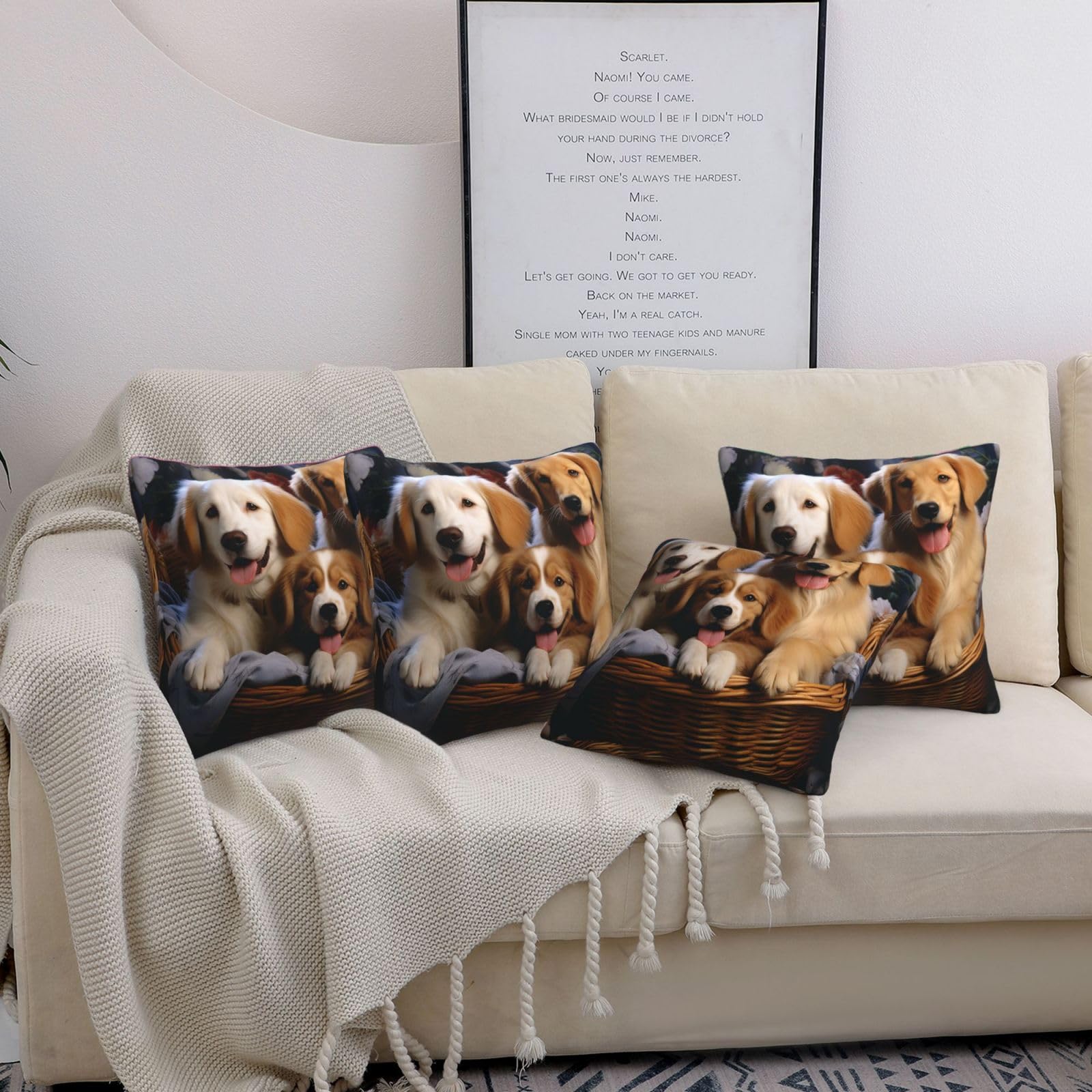 Housses de coussin douces pour protéger et embellir votre canapé