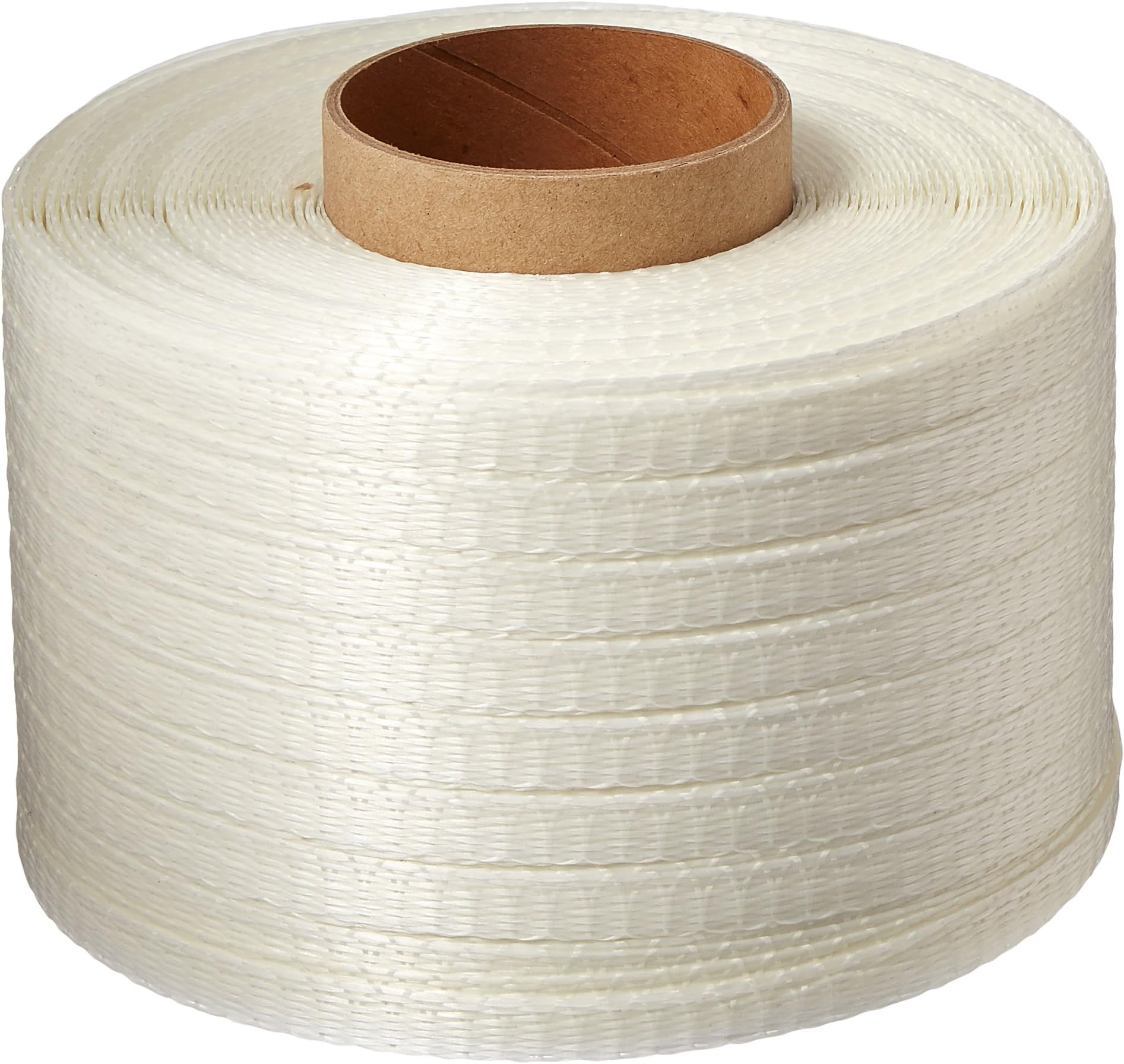 P40RW15 1/2" x 1500' Woven Poly Cord Strapping Single Coil, 650 lb