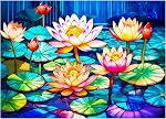 Rocorose 1000 Piece Puzzle for Adults, Colorful Birds and Flowers Puzzle with Exquisite Poster, Challenging Spring Garden Animal Songbirds Cardinals Puzzles Game