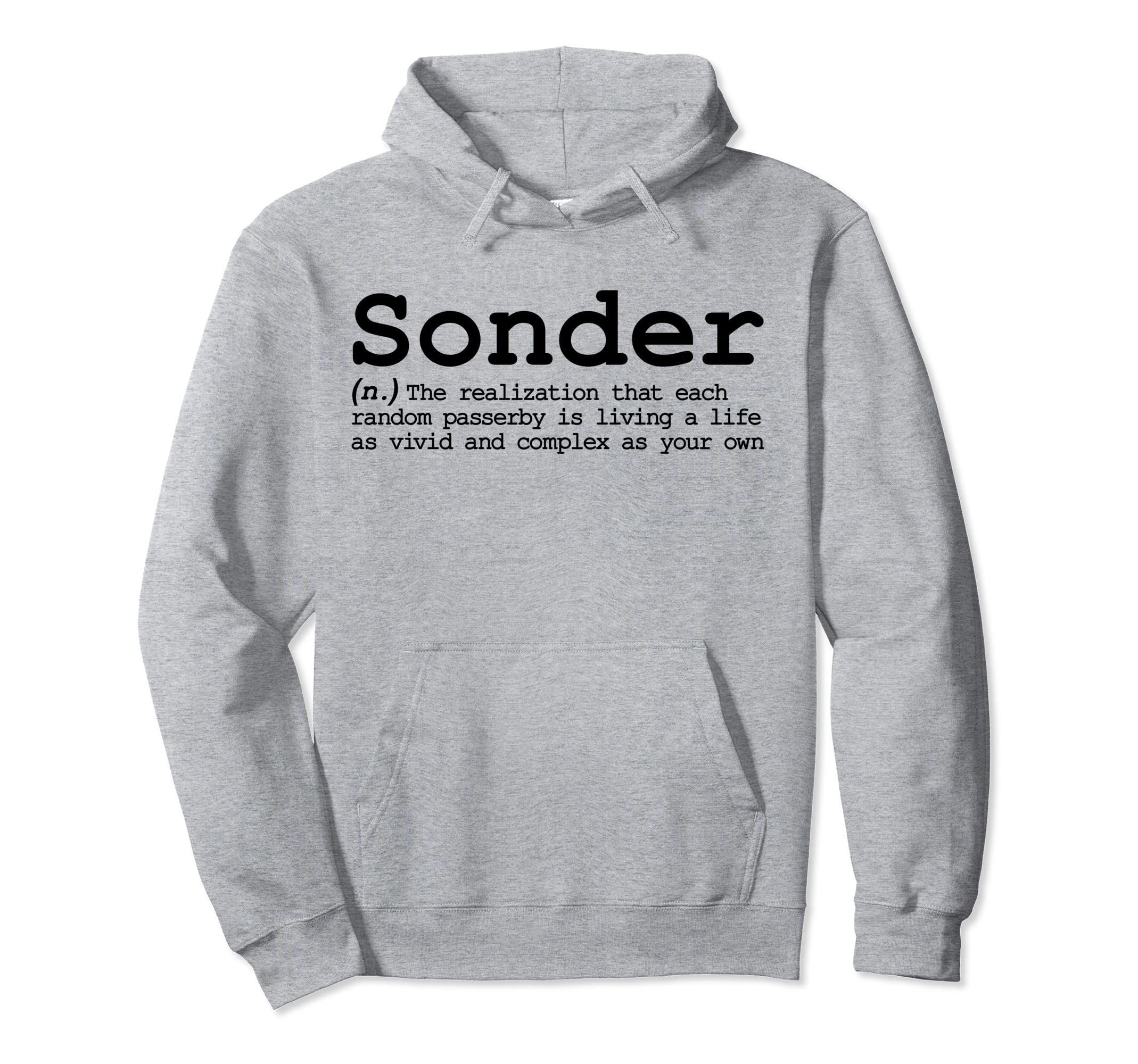 Sonder Magical Obscure Book Writing Word DesignsSonder Funny Word Definition Vocabulary Typewriter Poetry Ah Pullover Hoodie