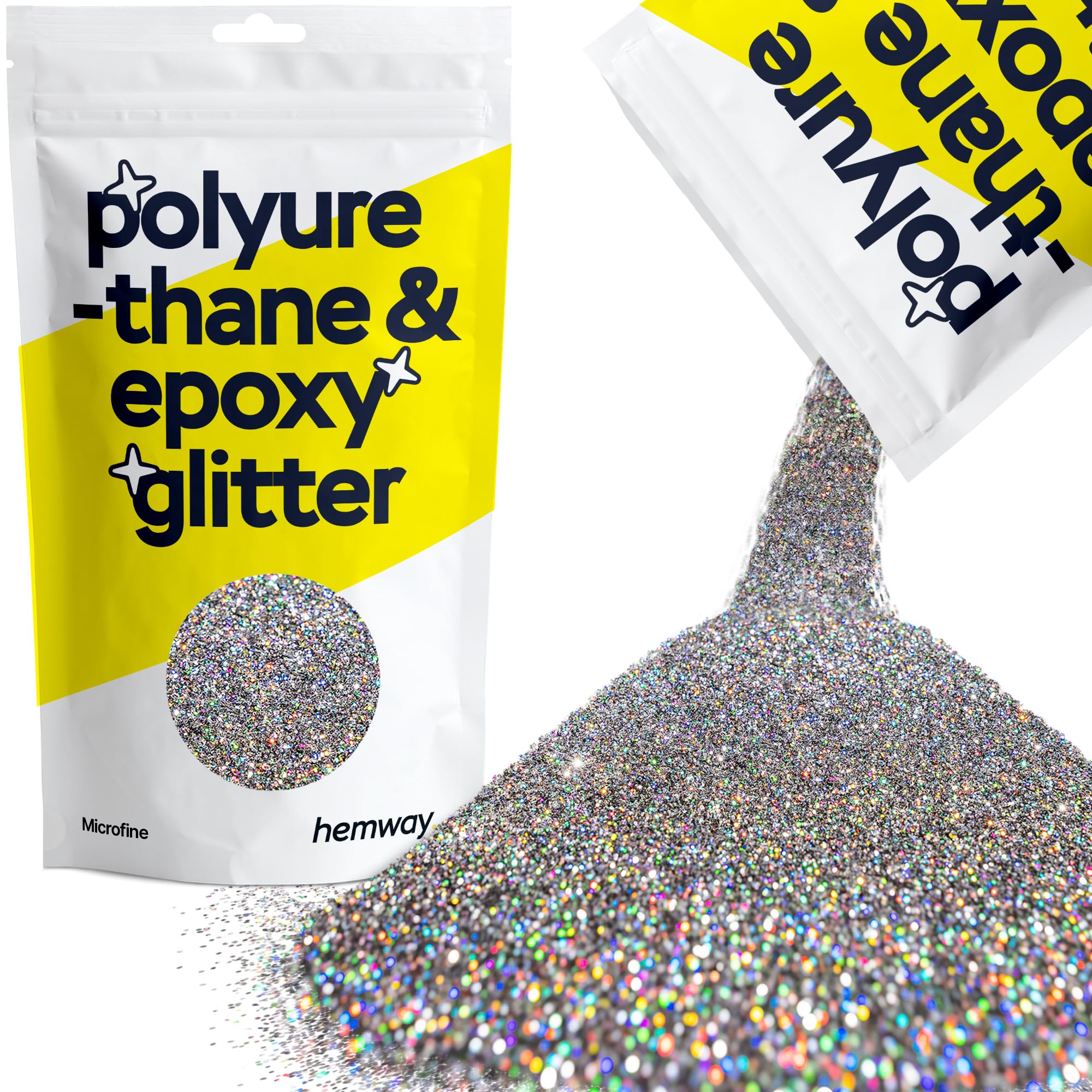 Hemway Resin Glitter Bronze Brown 100g Super Chunky | Polyurethane & Epoxy Glitter for Resin Crafts, Tumblers, Coasters, Floor & Table Art — view 237
