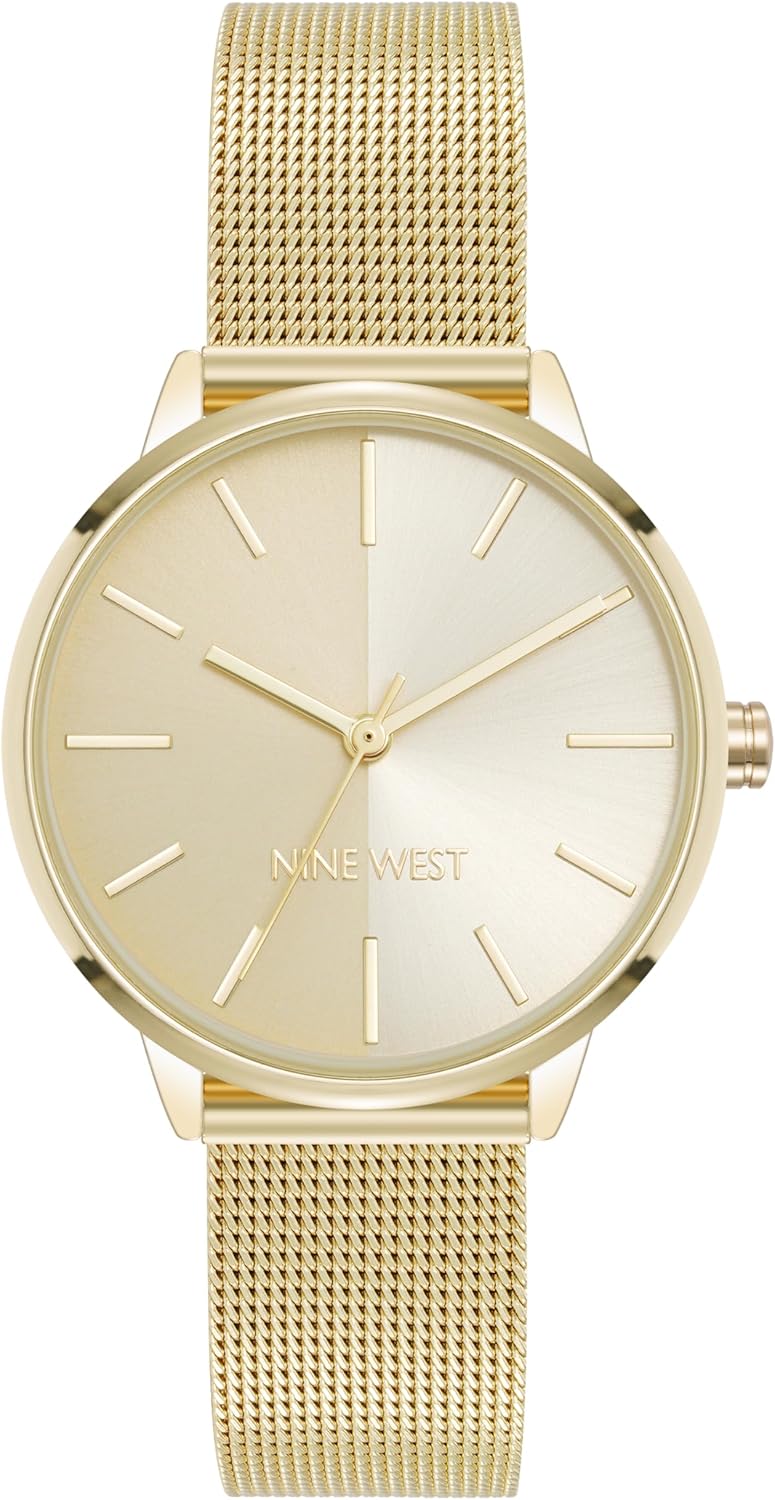 Nine West Women’s Mesh Bracelet Watch