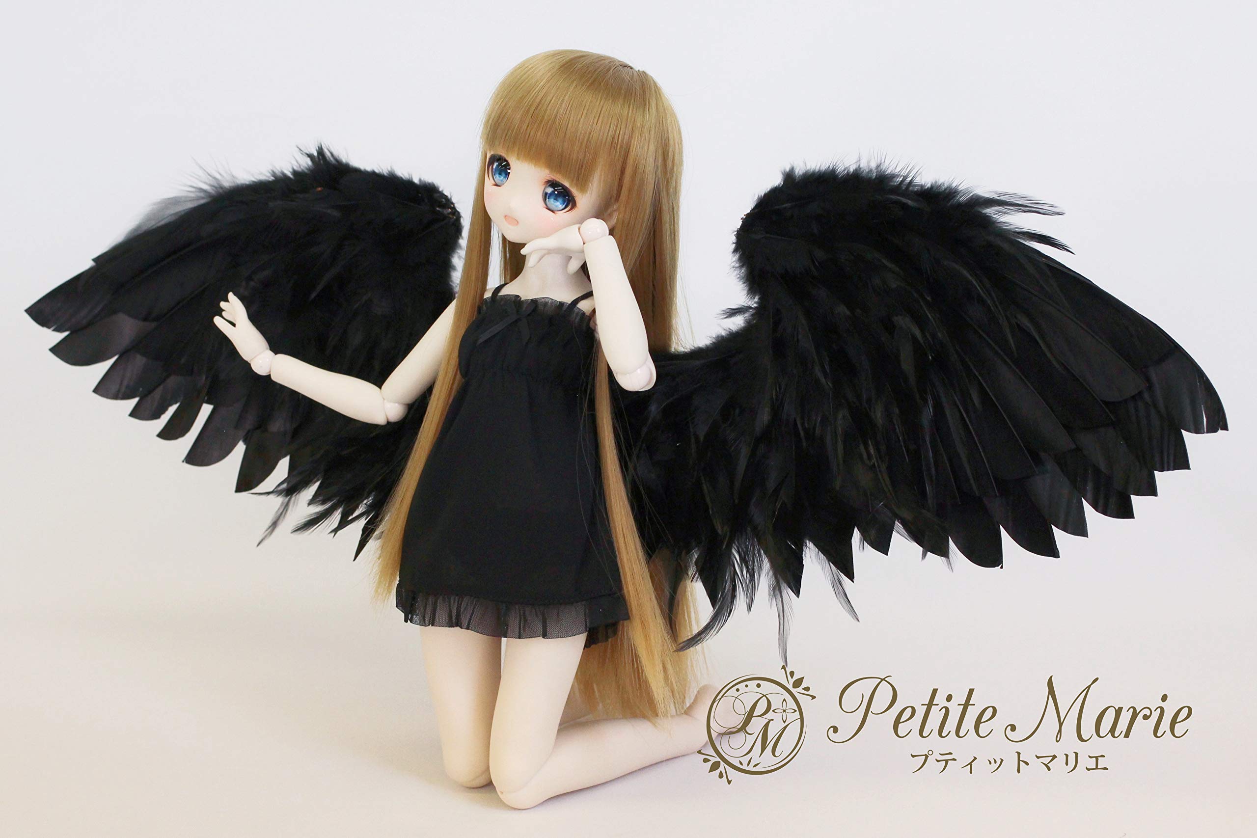 Amazon | 【Petite Marie】 1/3 MDD MSD対応 羽 タイプD 黒 天使 