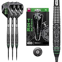 Target Darts Star Wars Tie Fighter 90% Tungsten Steel Tip Darts, 23G/24G/25G | Black Onyx Swiss Storm Points, Pro Grip Shafts, Tie-Fighter No.6 Pro Ultra Flights & Swiss Point Tool