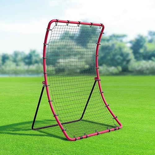 Miniatura 8 de VEVOR Baseball and Softball Rebounder Net, PitchBack Baseball Pitching Net, Volleyball Pitch Return Trainer Rebound Net with Pitching Target, All