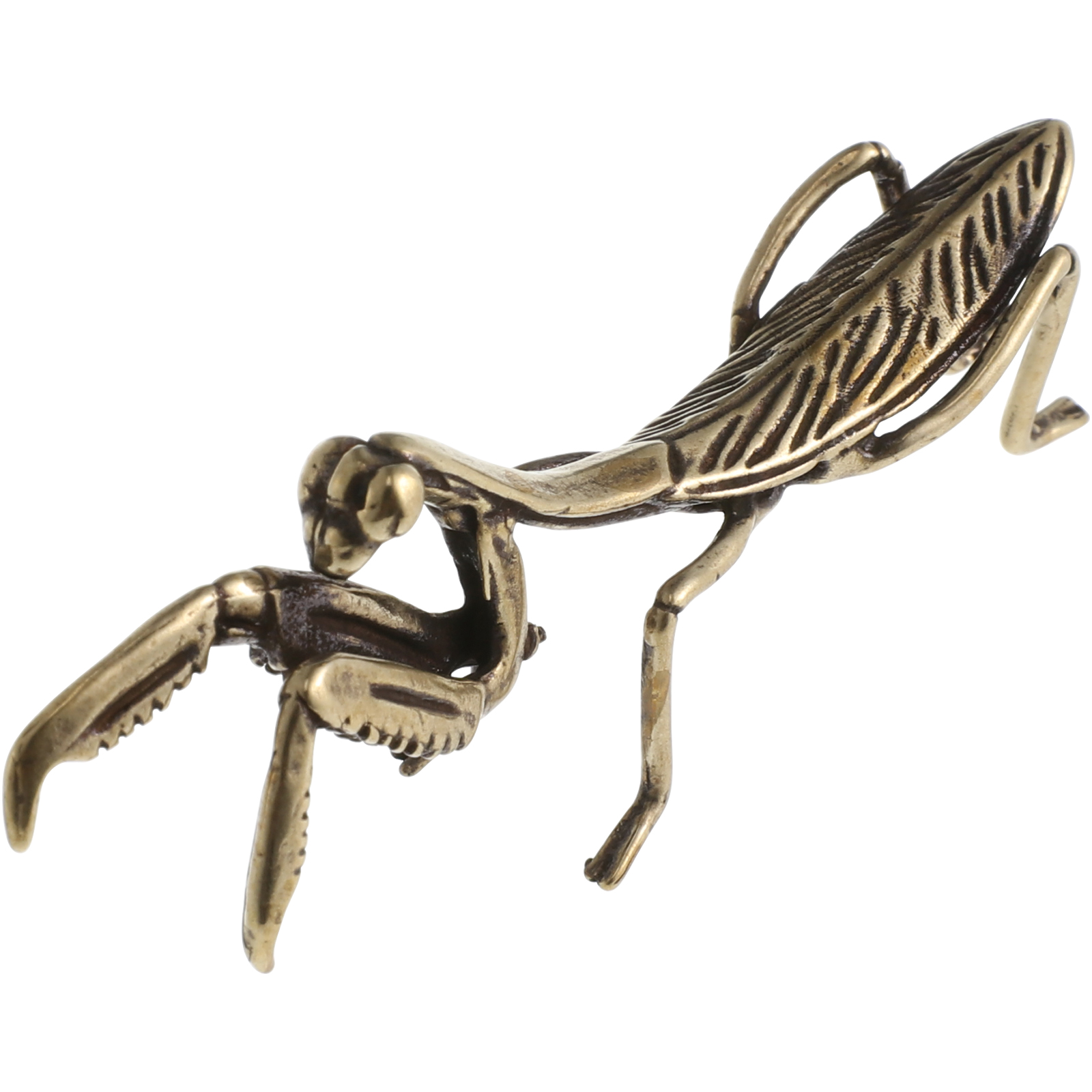 Amazon.com: Toddmomy Brass Mantis Ornament 2.83In Praying Mantis