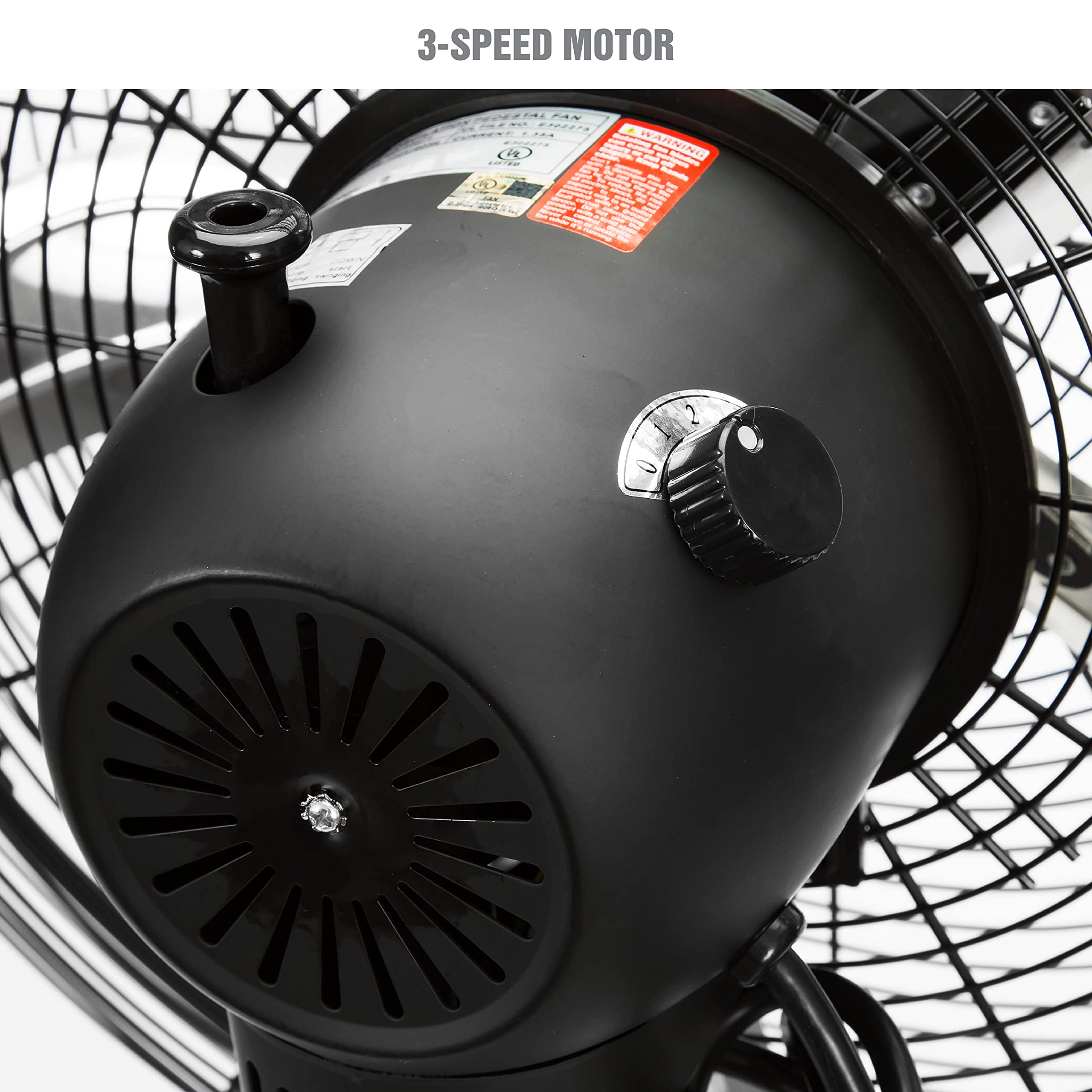 OEMTOOLS OEM24871 20 Inch Oscillating Pedestal Fan, Max. 4500 CFM, 42