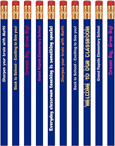 Paquete de 144 bolígrafos 911, lápices personalizados, lápiz redondo de madera #2 con plomo HB2, impreso con tu logotipo y texto, el mejor incentivo